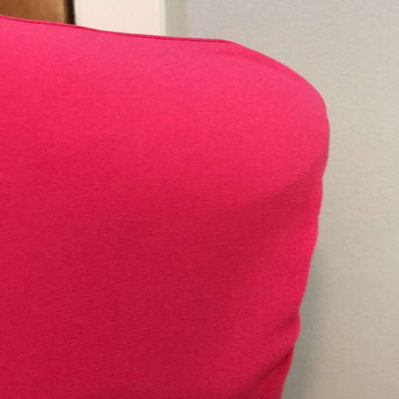 TOPSHOP Lady Gaga asymmetric dress in Hot Pink! - Picture 6 of 9